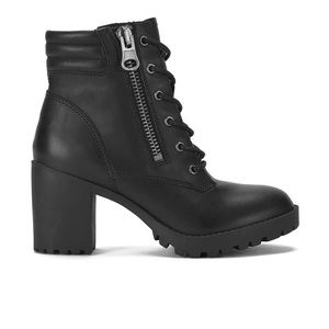 STEVE MADDEN ‘Noodless’ Zip Military Boot